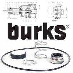 Burks 020-230-365-02 Motor 2 HP Pump Repair Part