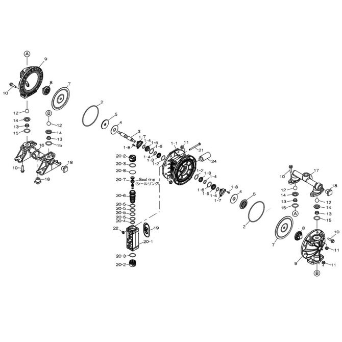 G15P Repair Parts Exploded View Breakdown