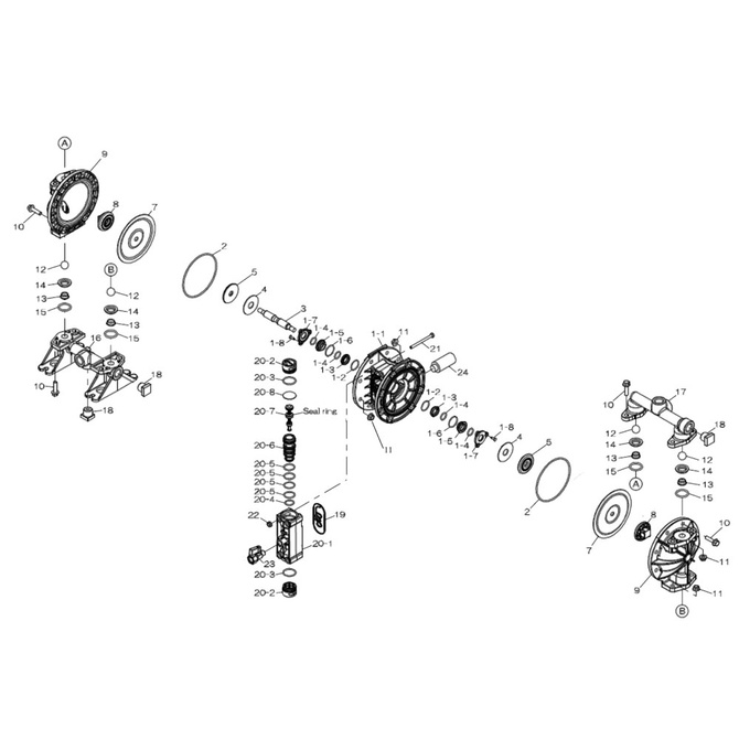 G15V Repair Parts Exploded View Breakdown