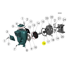 MP Pumps Repair Part 22272 Mechanical Seal Viton