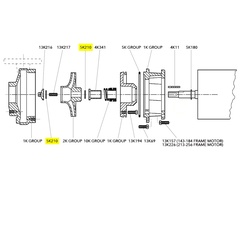 Goulds Pump Part 5K210 O-RING VITON 3657 3757 