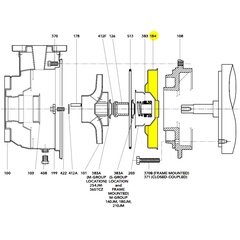 Goulds Pump Part 1L478 SEAL HSG (3X4-10M)