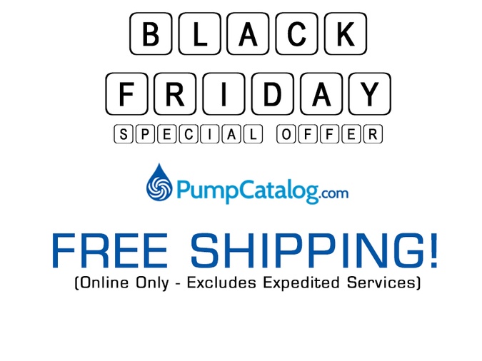Black Friday FREE Standard Shipping Special Offer!