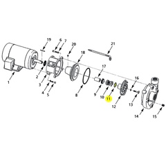 1664-000-90 - AMT Impeller Shim Kit 315 Pumps