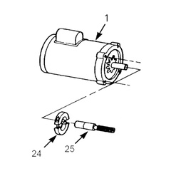 3 HP ODP AMT/WEG Water Pump