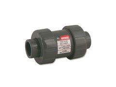 Hayward TC3050MSE, DN50 PP True Union Ball Check Valves w/EPDM o-rings; DIN socket fusion end connections