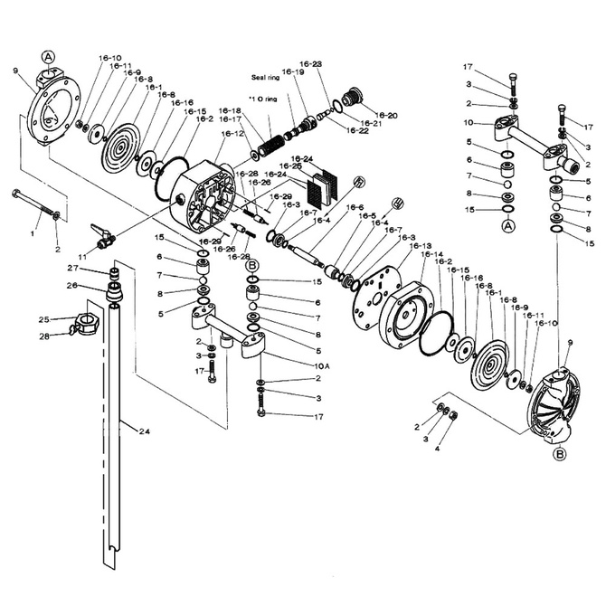 NDP-15BSS-D Exploded View Parts Listing