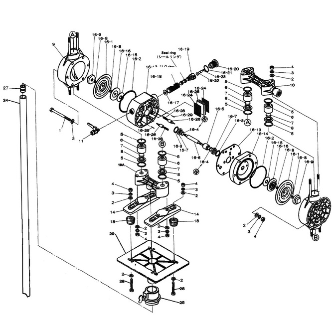NDP-15FPT-D Exploded View Parts Listing
